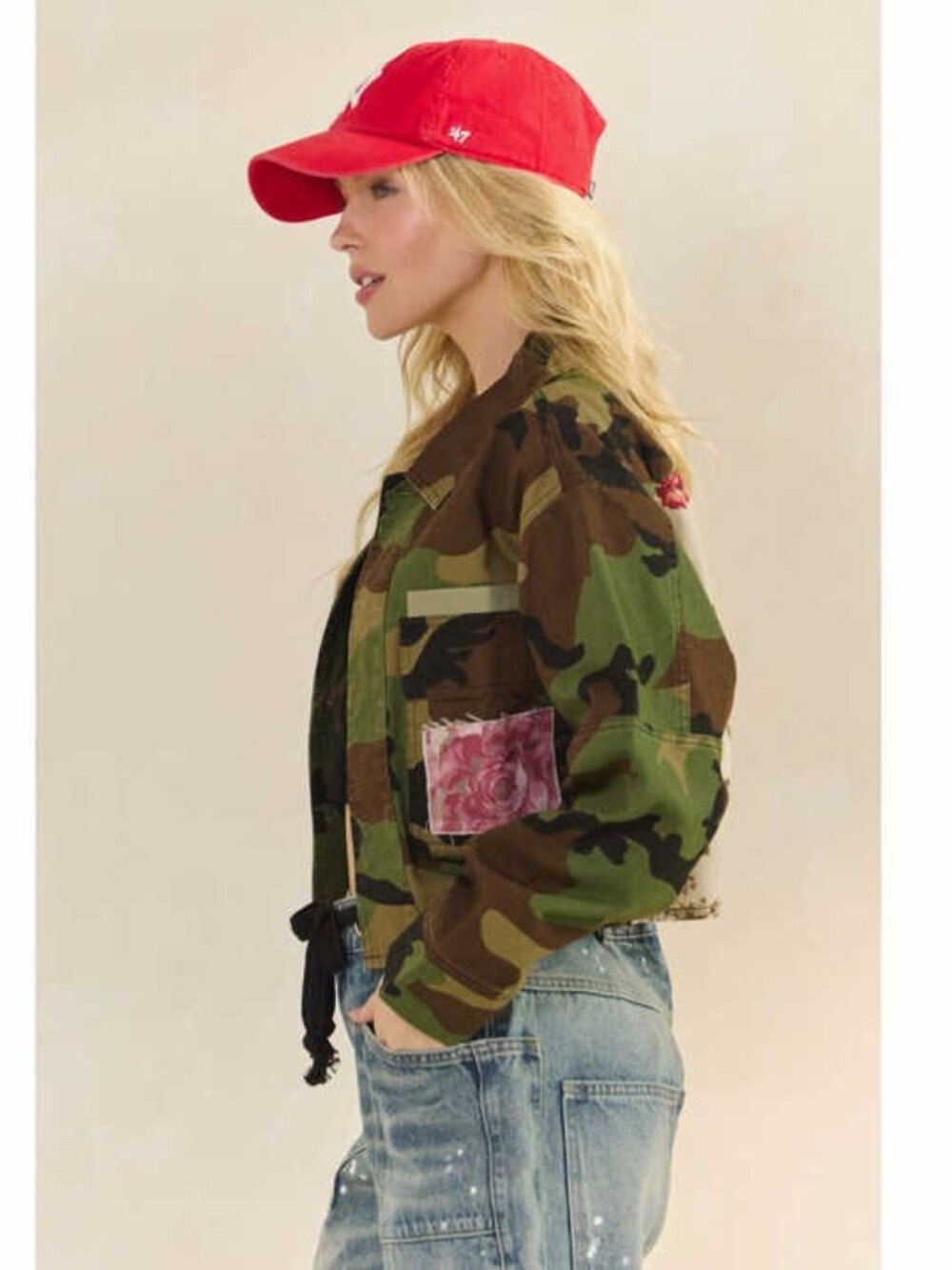 Camo Floral Utility Jacket - Picture 9 of 11